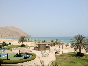 Vista do nosso quarto - Hotel em Dibba, Oman