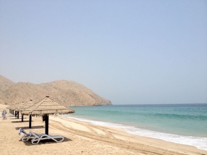 Praia Privada do Hotel - Oman